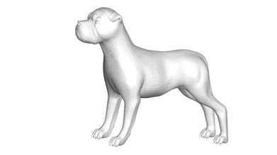Hund 3d Modell Drucken dreiding 3d print model - Mito3D
