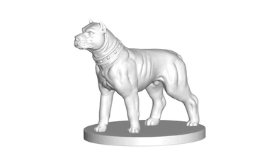 dog 3d printing model - threeding 3d print model - Mito3D