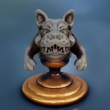 perro felicidad 3d impresión modelo trío Arte escultura juguete decoración 3d print model - Mito3D