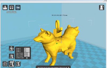 köpek iPhone'lar Kuzey doğa 3D baskı modeli, dosya, yazdırılabilir model, tasarım, 3d yazıcı, 3d print model - Mito3D