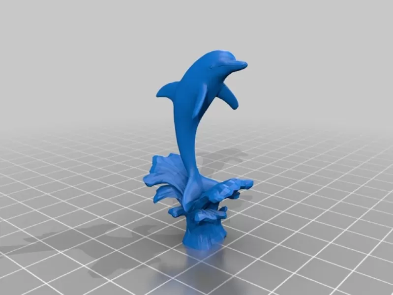 delfino 3d stampa modello treding 3D print model - Mito3D