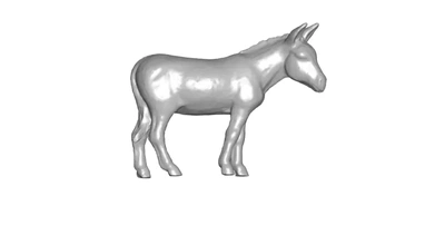 donkey 3d model impresión modelo trío 3d print model - Mito3D