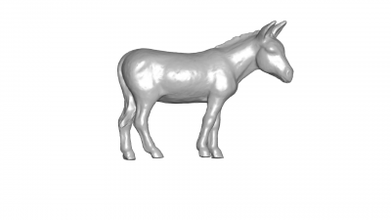 donkey 3d model 3D baskı dosya yazdırılabilir tasarım Yazdır Donkey Model 3d print model - Mito3D