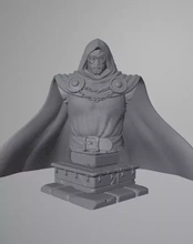 dr doom bust 3d printing model - threeding 3d print model - Mito3D