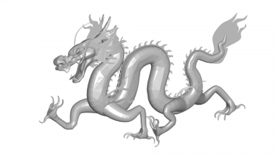 dragon 3d model art 3D printing model, file, printable design, print, Dragon 3d print model - Mito3D
