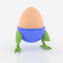 dragon egg cup art 3D printing model, file, printable design, 3d print, 3d,3dprint,printing,printer,chicken,3dmodel,vray,3dart,egg,cup,easter,dragon,legs, 3d print model - Mito3D