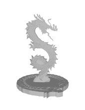 Drago figurina 3d stampa modello treding 3d print model - Mito3D