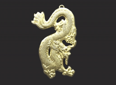 dragon pendant fashion 3D printing model, file, printable design, 3d print, jewel,pendant,dragon,jewelery,fashion 3D print model - Mito3D