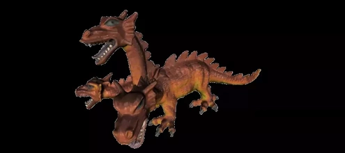 dragon jouet 3d impression modèle trio 3d print model - Mito3D