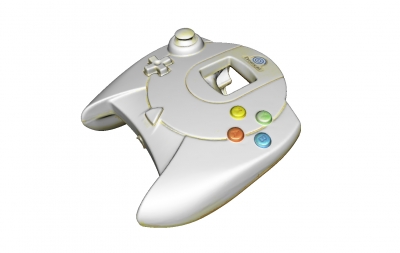 dreamcast controller electronic & technology 3D printing model, file, printable design, 3d print, dreamcast, controller, game, technology, video, console 3D print model - Mito3D