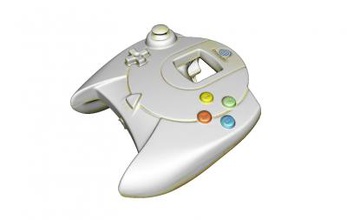 dreamcast controller electronic & technology 3D printing model, file, printable design, 3d print, dreamcast, controller, game, technology, video, console 3d print model - Mito3D