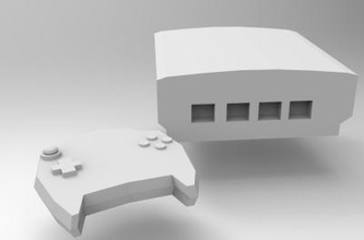 dreamcast electronic & technology 3D printing model, file, printable design, 3d print, Dreamcast, videogame, ドリームキャスト, console, sony, pint, 3d print model - Mito3D