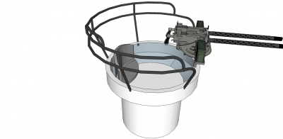 çift 50 cal silah oyuncak oyun ve hobi 3D baskı modeli, dosya, yazdırılabilir model, tasarım, 3d yazıcı, donanma,donanma,gemi,PT,Destroyer,silah,50 3D print model - Mito3D