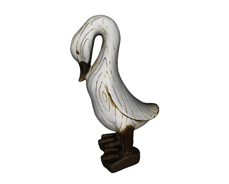 duck figurine 3d printing model - threeding art sculpture 3D print model - Mito3D