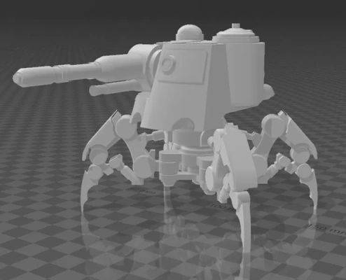 kumdan tepe tarayıcı 3d baskı model üçleme etiketleri 40k hayran sanat dunecrawler 3d print model - Mito3D