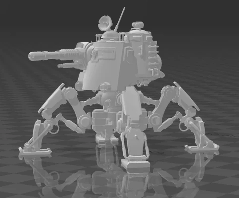 dunecrawler 3d baskı model üçleme etiketleri 40k hayran sanat 3d print model - Mito3D