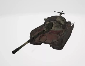 e75 Panzer Kampfgruppe becken Welt 3d Drucken Modell dreiding 3d print model - Mito3D