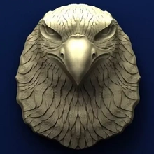 eagle head 3d printing model - threeding 3d print model - Mito3D