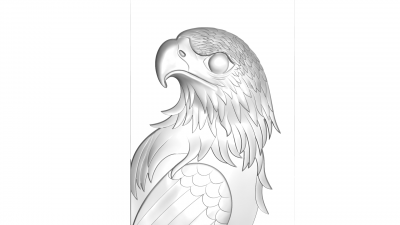 eagle relief art 3D printing model, file, printable design, 3d print, Eagle 3D print model - Mito3D