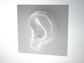 orecchio pannello di scultura casa, ufficio & giardino La stampa 3D, modello, file 3D stampabile la progettazione 3d, stampa, bio, forma, scultura, l'orecchio 3d print model - Mito3D