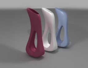 easy vase home office & garden 3D printing model, file, printable design, 3d print, vase, por, decorative, 3d print model - Mito3D