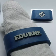 edurne 3d napkin ring lauburu printing model - threeding customizable personalized names 3d print model - Mito3D