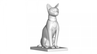 Egipto escultura Arte 3D impresión modelo expediente imprimible diseño 3d 3d print model - Mito3D