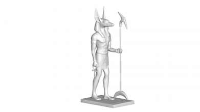 Egitto scultura arte 3D stampa modello file stampabile design 3d Stampa 3d print model - Mito3D