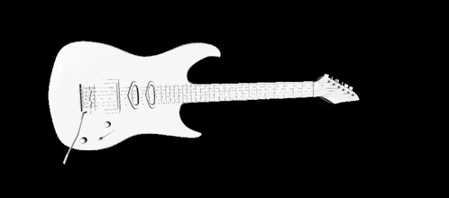 elektrik gitar 3d baskı model üçleme 3d print model - Mito3D