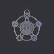 elements trinket 3d printing model - threeding china keychain 3d print model - Mito3D