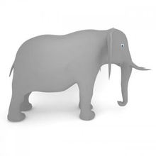 elephant art 3D printing model, file, printable design, 3d print, art, form, sculpture, statue, decoration, 3d print model - Mito3D