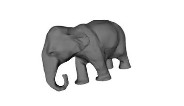 elephant 3d printing model - threeding 3d print model - Mito3D