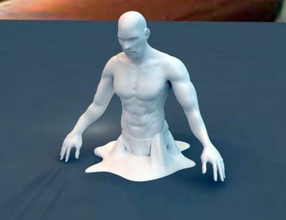 emergenti uomo art La stampa 3D, modello, file di 3D stampabile la progettazione, 3d, Emergenti, Uomo, maschio, carattere, statuina 3d print model - Mito3D