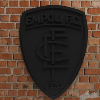 empoli logo 3d baskı model spor Avrupa İtalya 3dprint logolar futbol serie a 3d print model - Mito3D