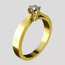engagement ring 6 3d printing model - threeding zlatnictvi-aa 3d print model - Mito3D