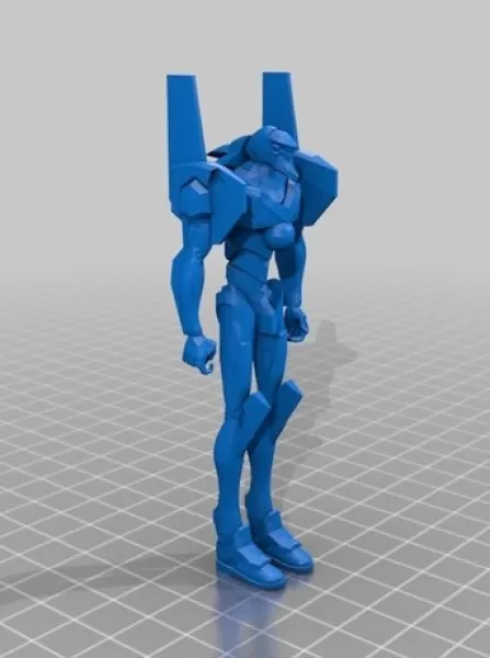 eva robô 3d impressão modelo brinquedo 3D print model - Mito3D