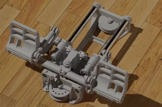 f 16 timón pedales 3d impresión modelo trío simulador 3d print model - Mito3D