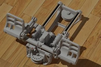 f 16 timón pedales juguetes juegos pasatiempo simulador 3d print model - Mito3D