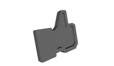 facebook button 3d printing model - threeding 3d print model - Mito3D