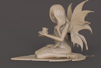 fairy art  fairy woman beautiful sculpture statue wings girl