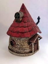 fairy hut 3d printing model - threeding decoration garden building fantasy structure cottage 3d print model - Mito3D