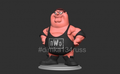 família cara brinquedos jogos passatempo ilustração lutador wwf wwi ufc grifos Simpsons arte MMA Raposa americano Papai dimka134russ estatueta bart lisa escultura desenho animado miniaturas estatuetas 3D print model - Mito3D