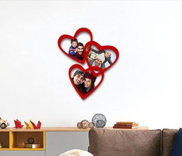 family hearts photo frame home office & garden 3D printing model, file, printable design, 3d print, family, memories, pictures, picture, gadget, living, home, 3d, 2d, decor, decoration, wall, artistic, art, frame, photos, photo, 3d print model - Mito3D