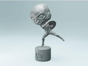 fanko popular capitán America 3d impresión juguetes juegos pasatiempo 3D modelo expediente imprimible diseño funko 3d print model - Mito3D