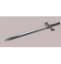 fantasy sword 3d printing model - threeding military weapon sword fantasy blade melee