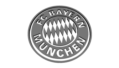 fc Bayern Munich logo 3d impression modèle trio 3d print model - Mito3D