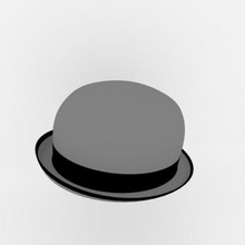 o fedora tipo de chapéu a moda 3D modelo impressão, impressão arquivo design, 3d, chapéu, cobrir cabeça 3d print model - Mito3D