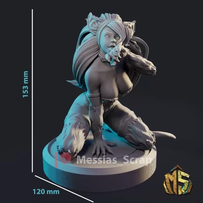 felicia darkstalkers 3d impressão modelo trio tag colecionáveis arquivos colecionadores deleite personagem mercadoria único figuras customizável fantasia coleta cativante figura series sedutor estatuetas sombrio ventilador 3d print model - Mito3D