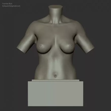 buste femme 3d impression prêt modèle trio fille femelle figurines constructeur miniatures imprimante défi 3d print model - Mito3D