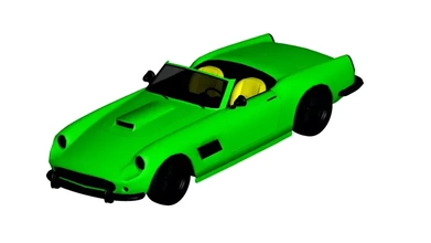 Ferrari 250 gt Kaliforniya 3d baskı model üçleme 3d print model - Mito3D